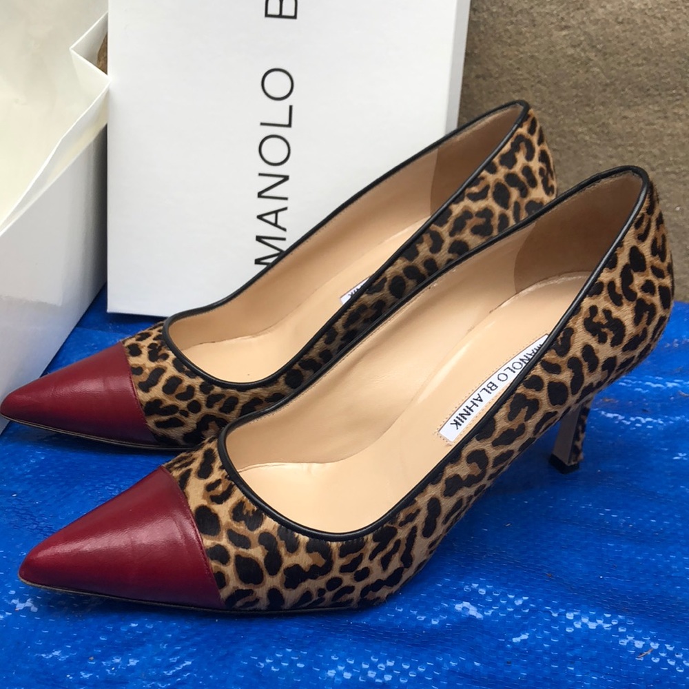 Manolo Blahnik pony hair heels ✅Sold✅ - Picture 2 of 4